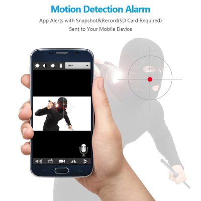 1080P WIFI Mini Camera Time Alarm Clock Wireless Motion Sensor IP Security Night Vision Micro Home 4 - Hidden Camera