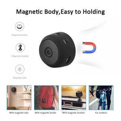 Mini Camera, Wireless Camera 1080P Full HD with Audio and Video