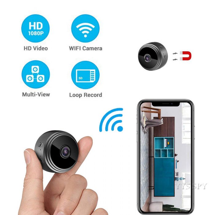 A9 Mini Wifi Camera 1080P HD Video Audio Recorder APP Remote Control Security Micro Cam Magnetic - Hidden Camera