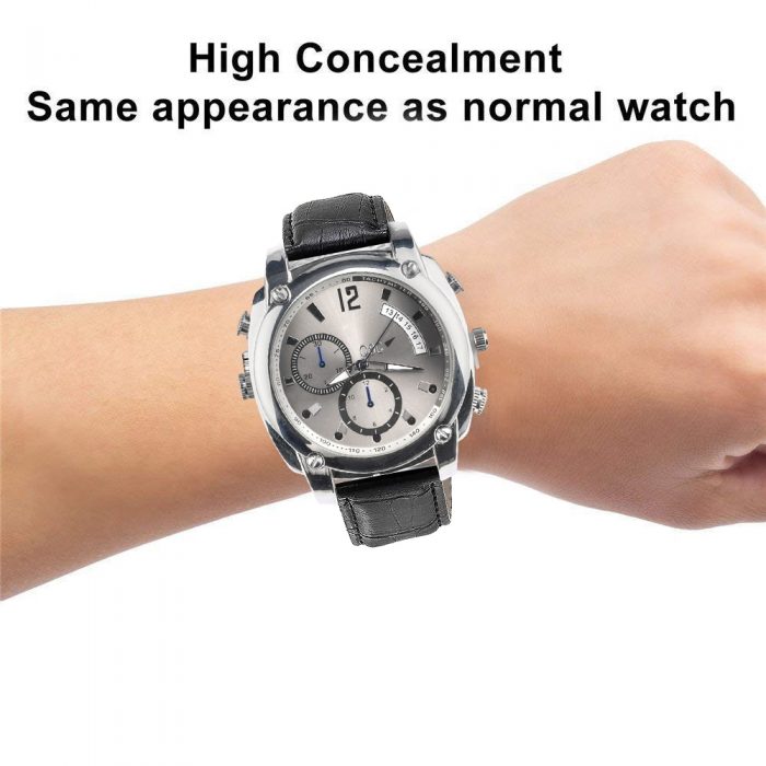 HD 1080P Men Fashion Wrist Watch Camera IR Night Vision Video Sound Recording Motion Dection Invisible 2 - Hidden Camera
