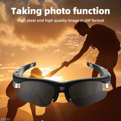 HD 1080P Mini DV DVR Cam Smart Glasses Polarized Lens Sunglasses Camera Action Sports Camera Glasses 3 - Hidden Camera