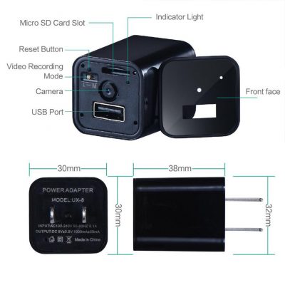 HD 1080p Wall Mini Usb Charger Camera Hidden Monitor for Home Security Surveillance Video Recorder 1 - Hidden Camera