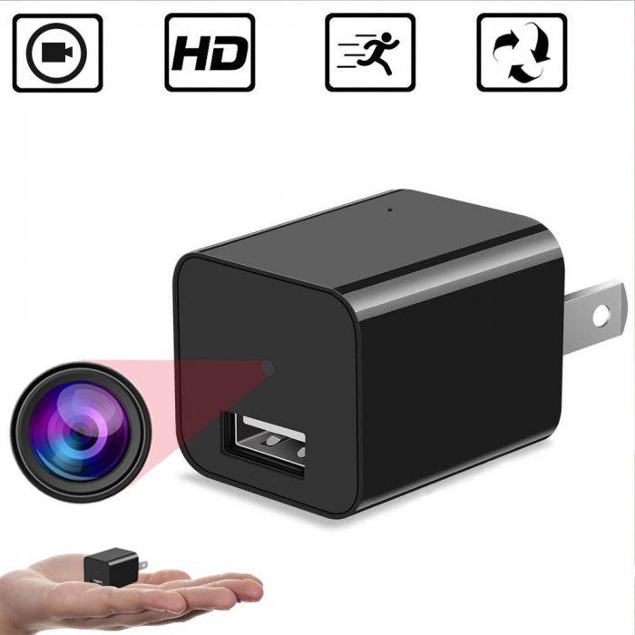 HD 1080p Wall Mini Usb Charger Camera Hidden Monitor for Home Security Surveillance Video Recorder - Hidden Camera