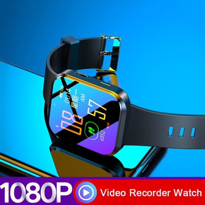 New Slim Metal Camera Watch Wristband 1080P Audio Video Recorder Bracelet Smart Band Wearable Sports Cam 2 - Hidden Camera